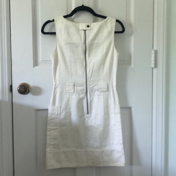 French Connection White Denim Mini Dress - Picture 2 of 3